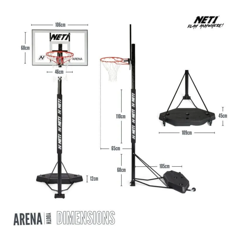NET1 Arena Basketball Hoop