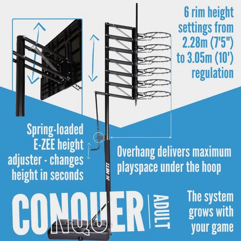 NET1 Conquer Basketball Hoop