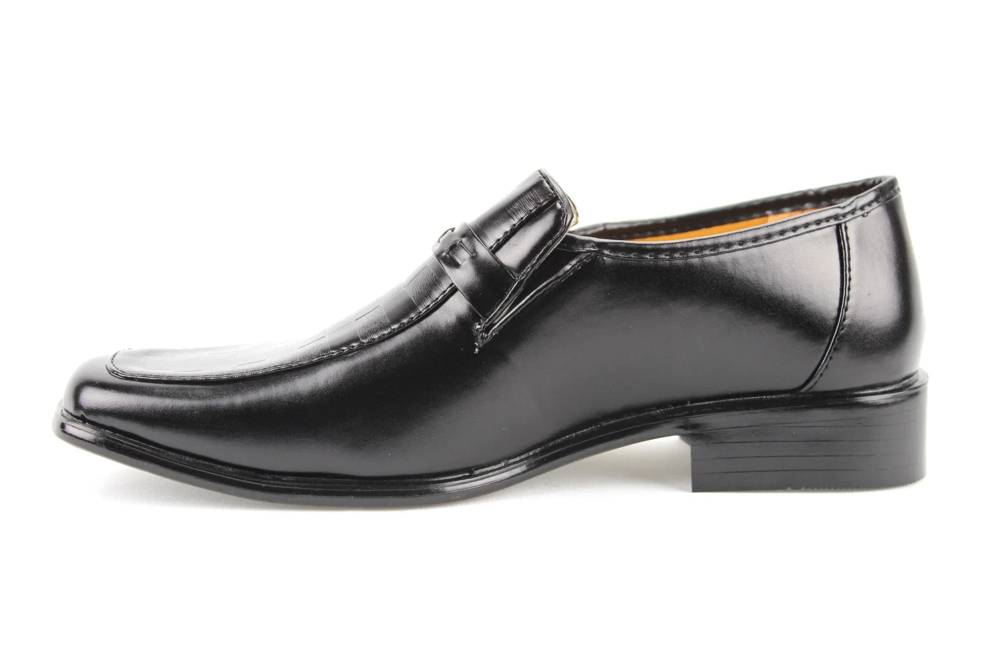 New Men's 20082 Checkered Design Dress Loafer Shoes