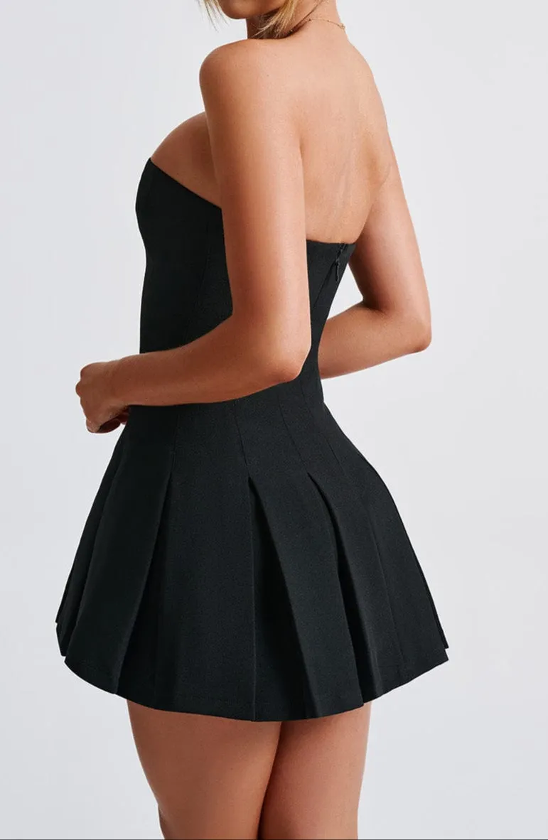 Nicole mini dress-black