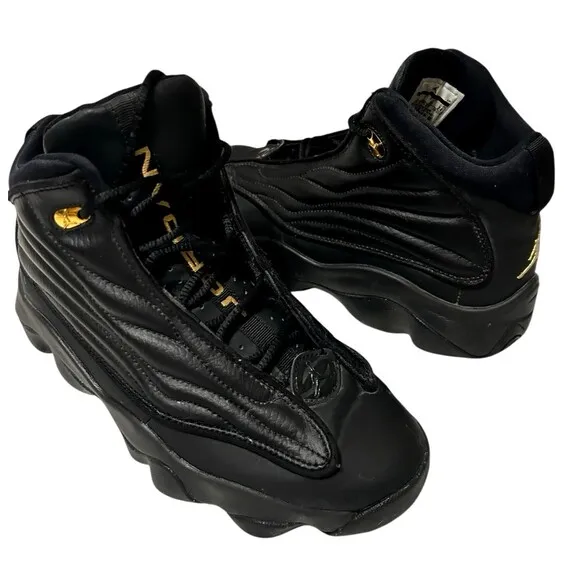 Nike Air Jordan Pro Strong Black Size 5.5Y Basketball Shoes 407484-010