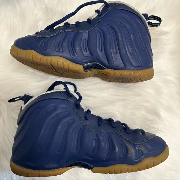 Nike air LITTLE POSITE PRO GS USA blue red basketball high top sneaker