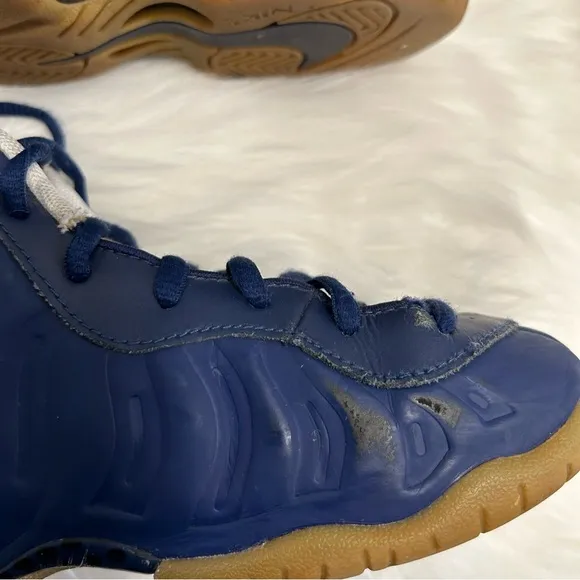 Nike air LITTLE POSITE PRO GS USA blue red basketball high top sneaker