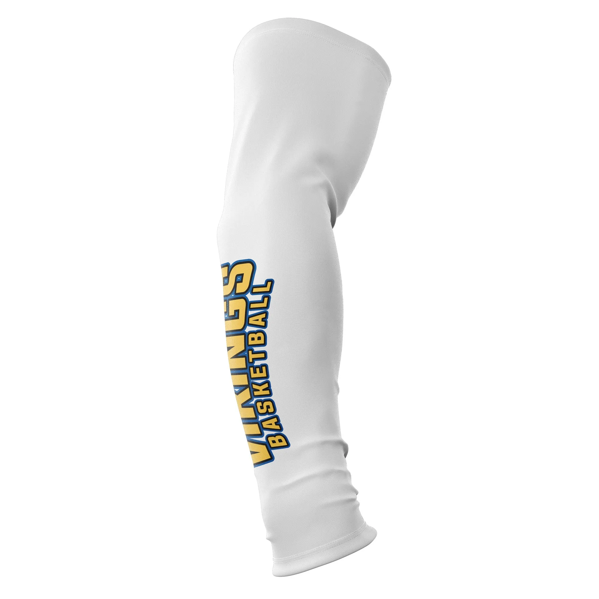 OLMV Basketball Arm Sleeve White