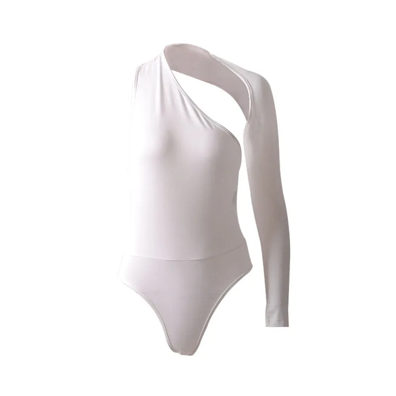 One-Sleeve Fitted Bodysuit
