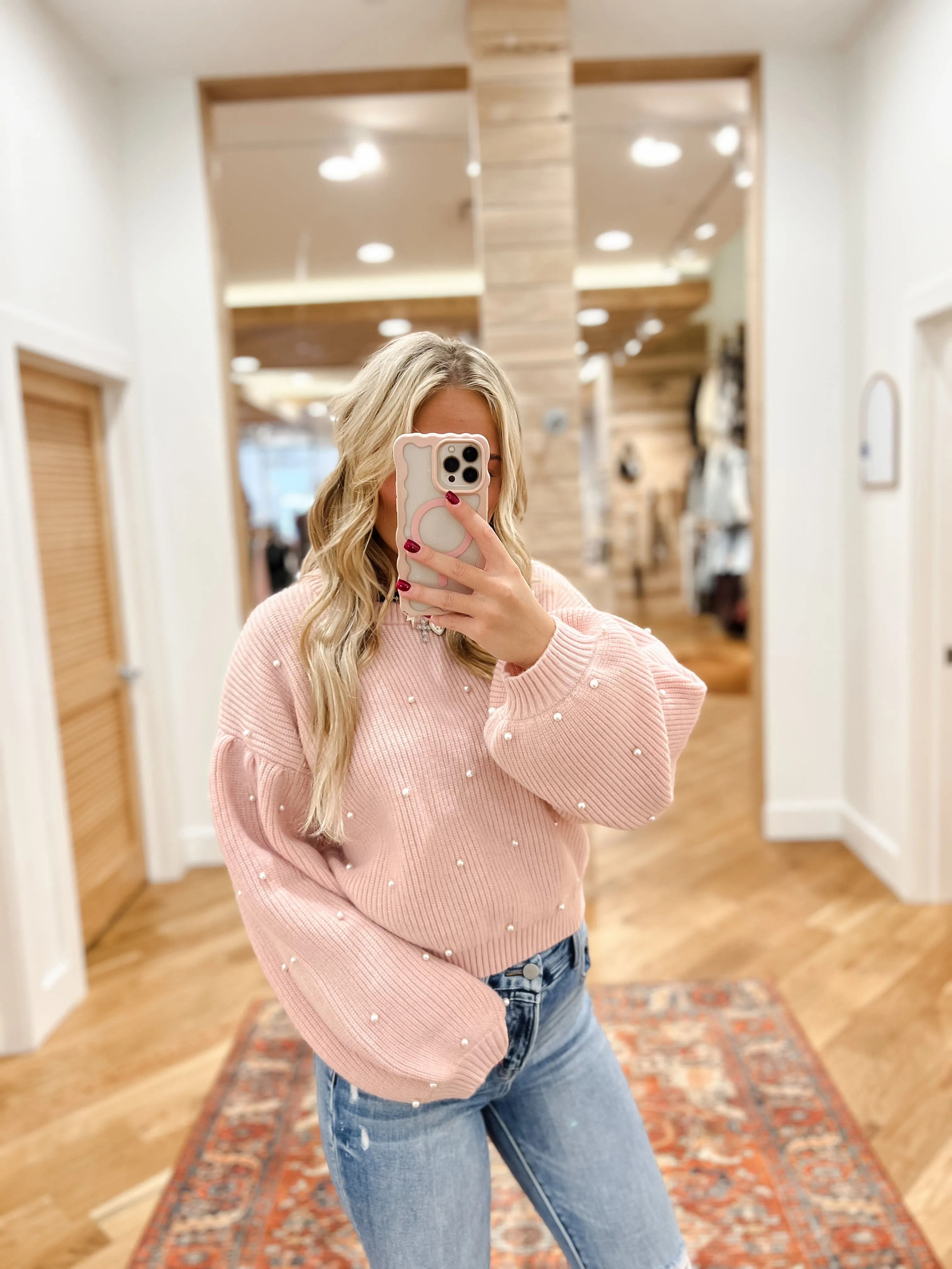 Pink Pearl Sweater