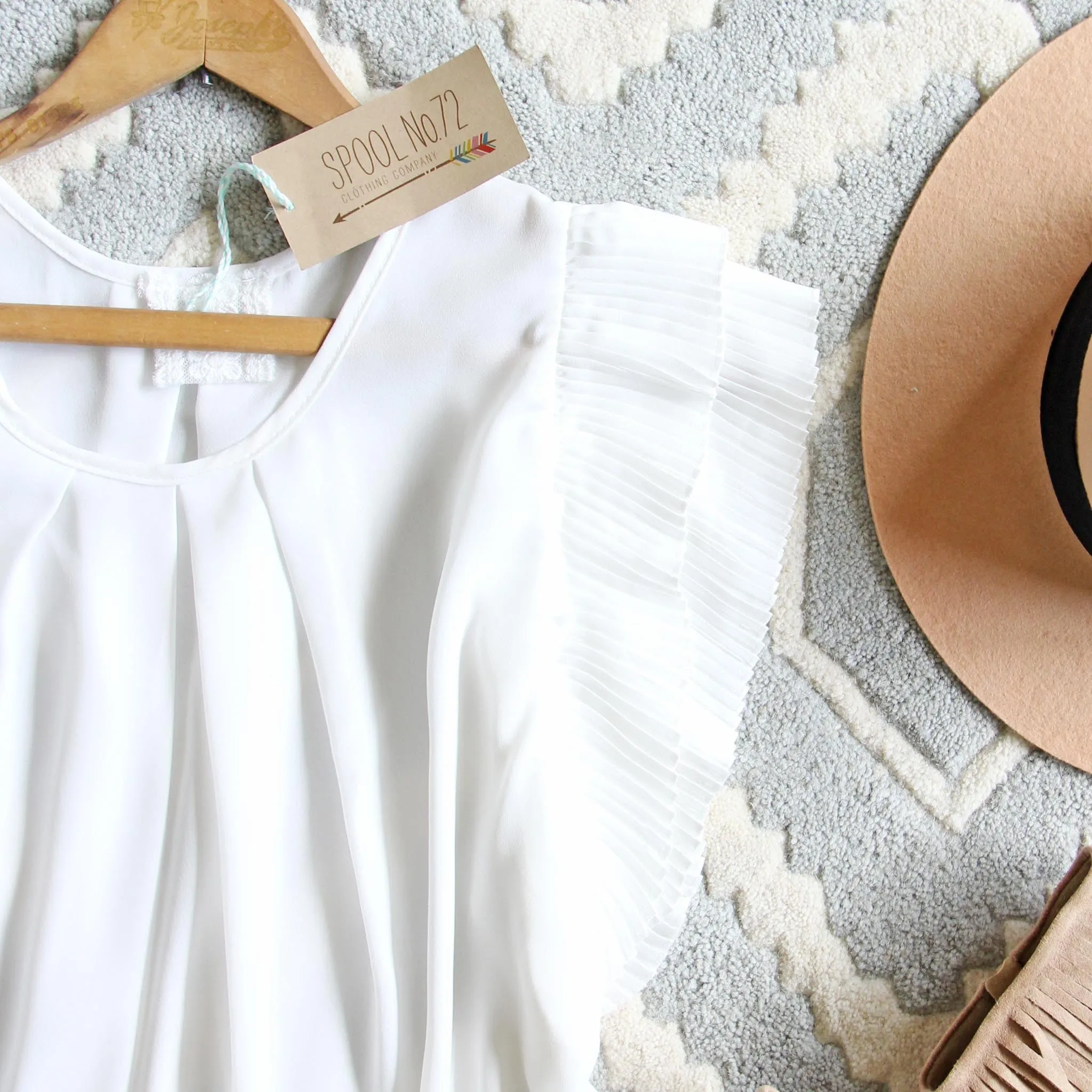 Pintuck Basic Blouse