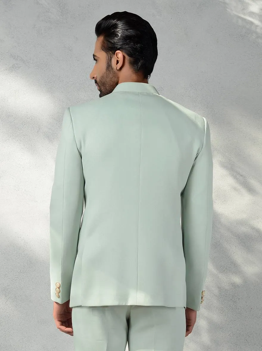 Pista Green Jodhpuri Suit | JadeBlue