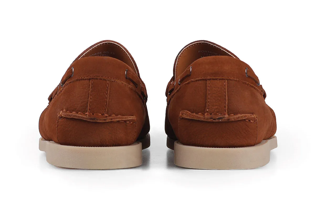 Portage Boat Shoe - Brown