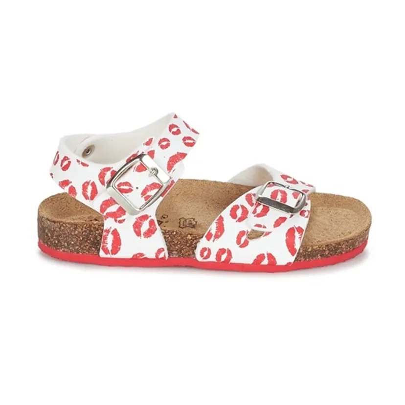Primigi White and Red Sandals