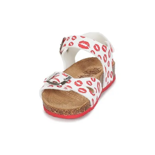 Primigi White and Red Sandals