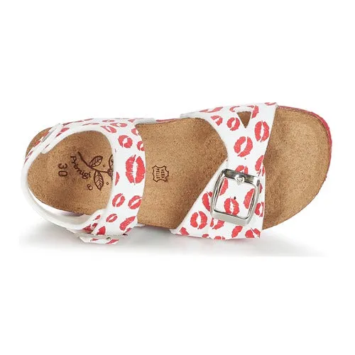Primigi White and Red Sandals