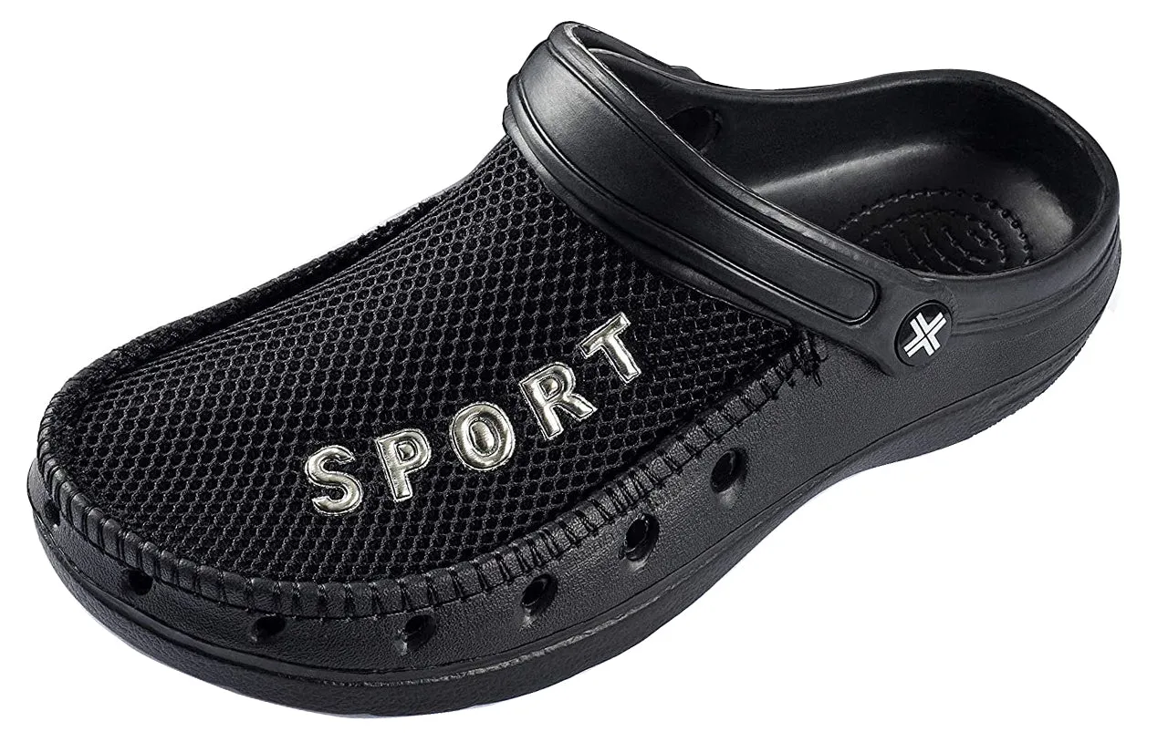 Pupeez Kids Boy's Waterproof Sports Clog Sandals