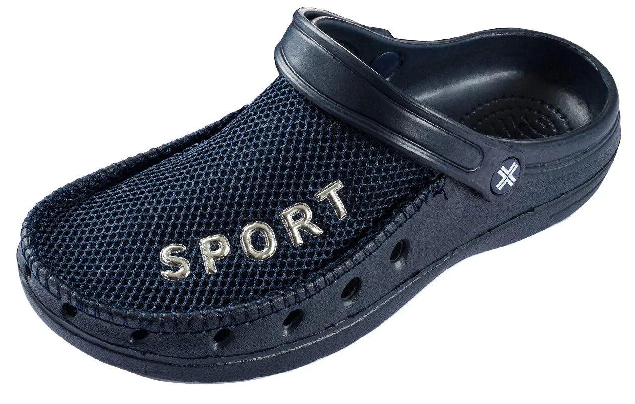 Pupeez Kids Boy's Waterproof Sports Clog Sandals
