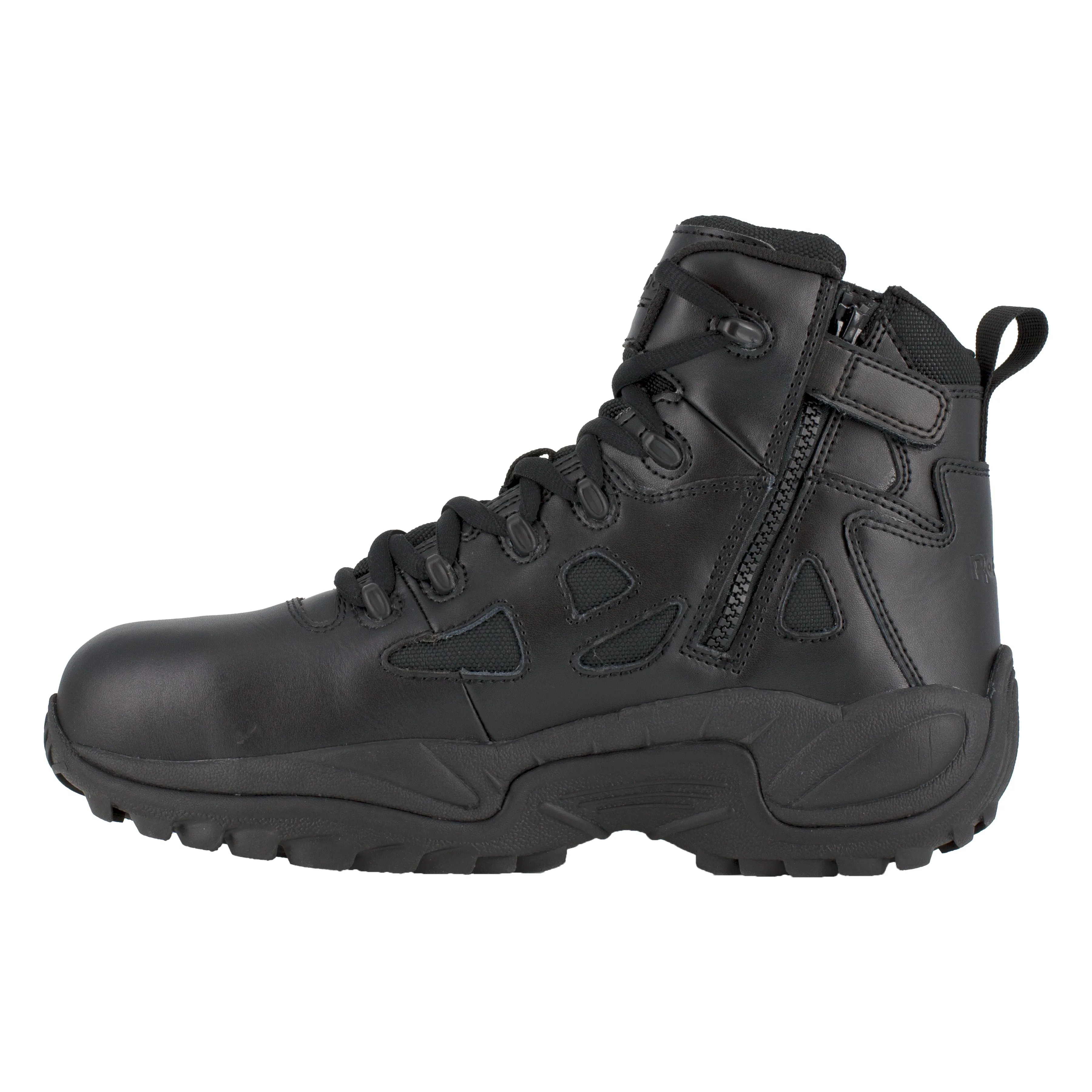 Reebok Women's Rapid Response RB 6" Comp Toe Stealth Duty Work Boot - Black - RB864