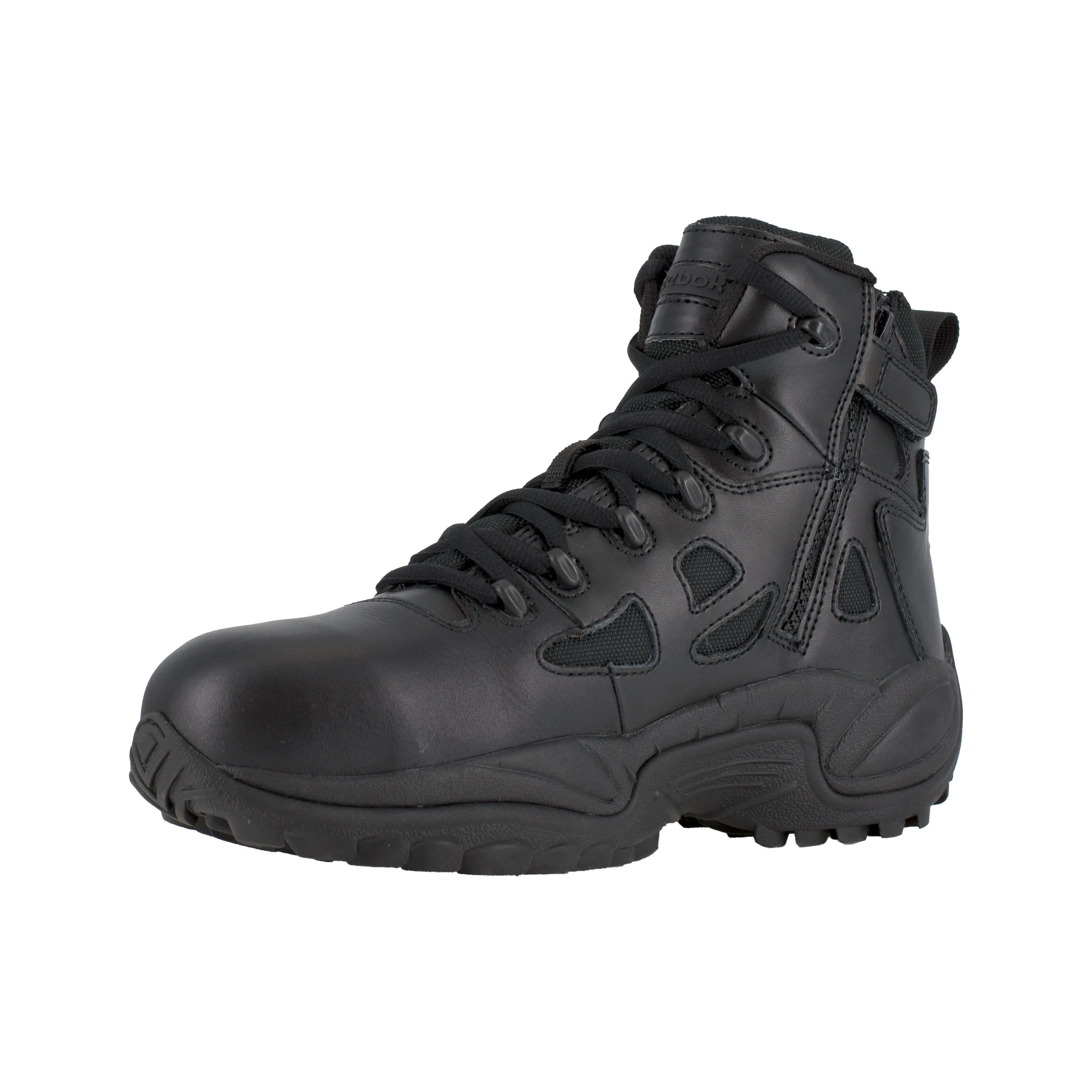 Reebok Women's Rapid Response RB 6" Comp Toe Stealth Duty Work Boot - Black - RB864