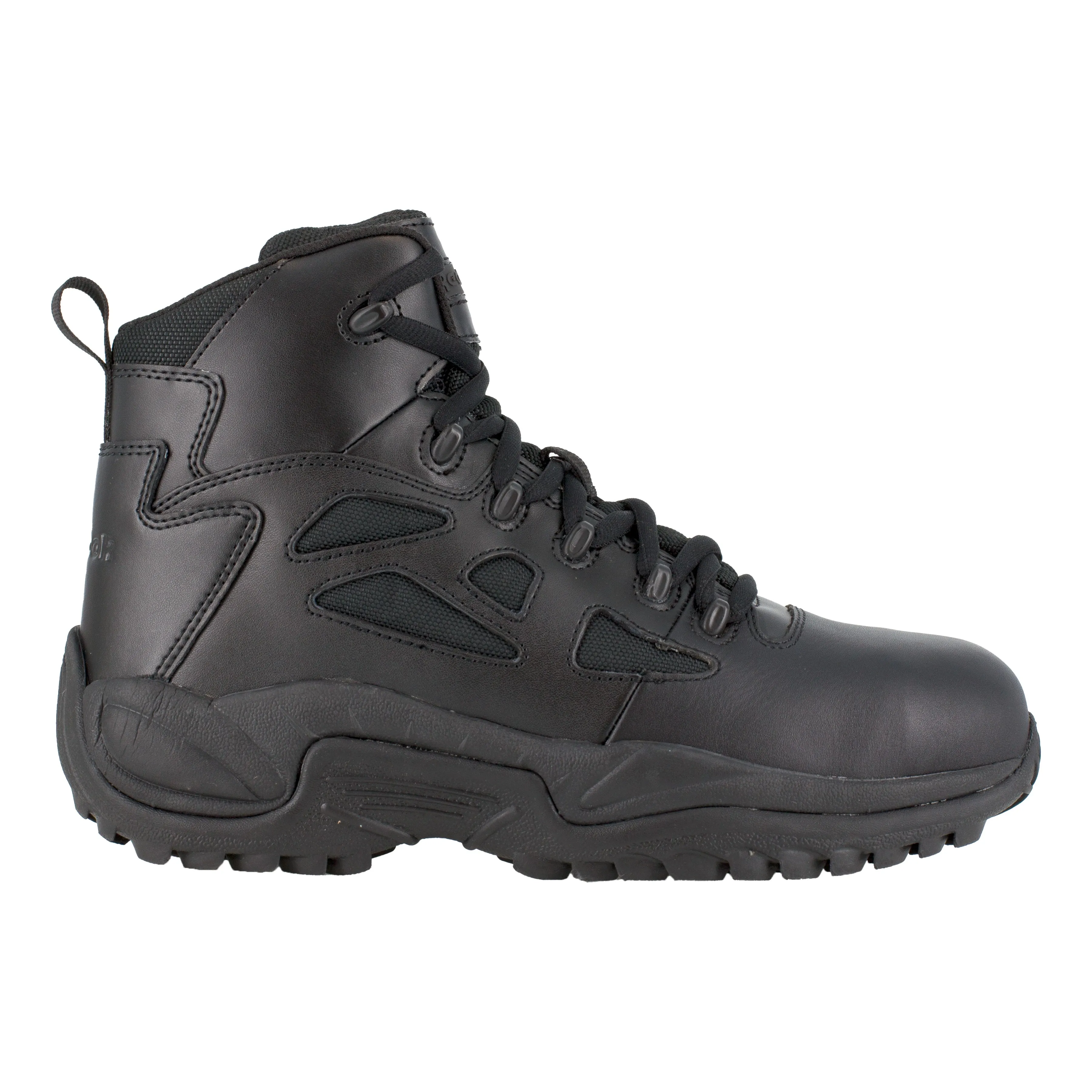 Reebok Women's Rapid Response RB 6" Comp Toe Stealth Duty Work Boot - Black - RB864