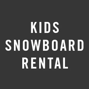 Rental Kids Snowboard