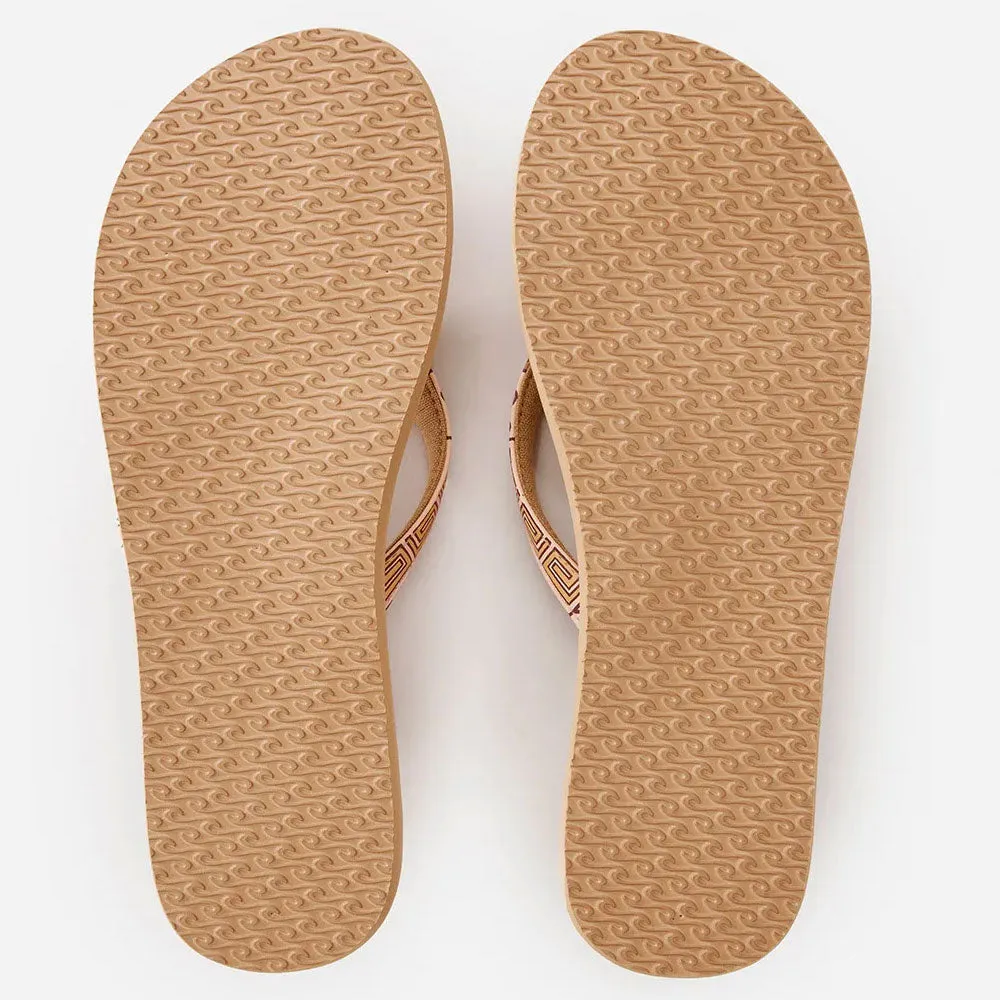Rip Curl Womens Freedom Bloom Flip Flops - Bright Peach