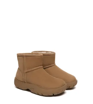 Sheepskin Wool Ankle Chunky Mini Classic Boots Salma