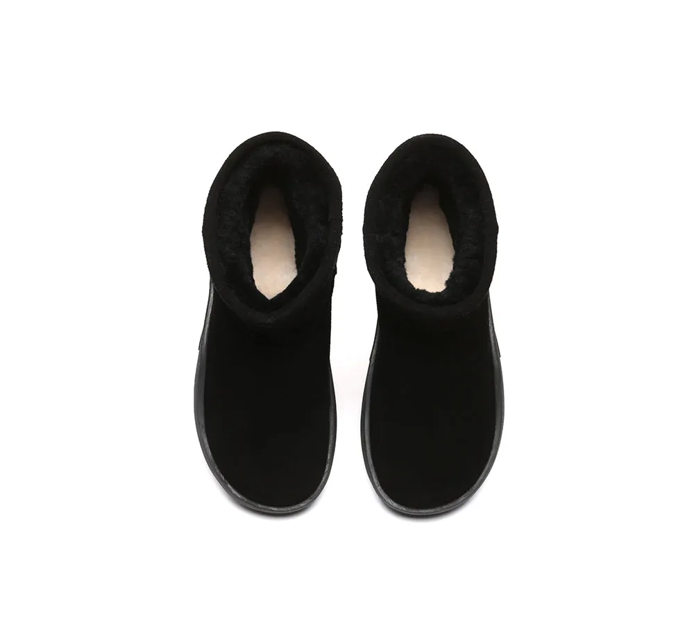 Sheepskin Wool Ankle Chunky Mini Classic Boots Salma