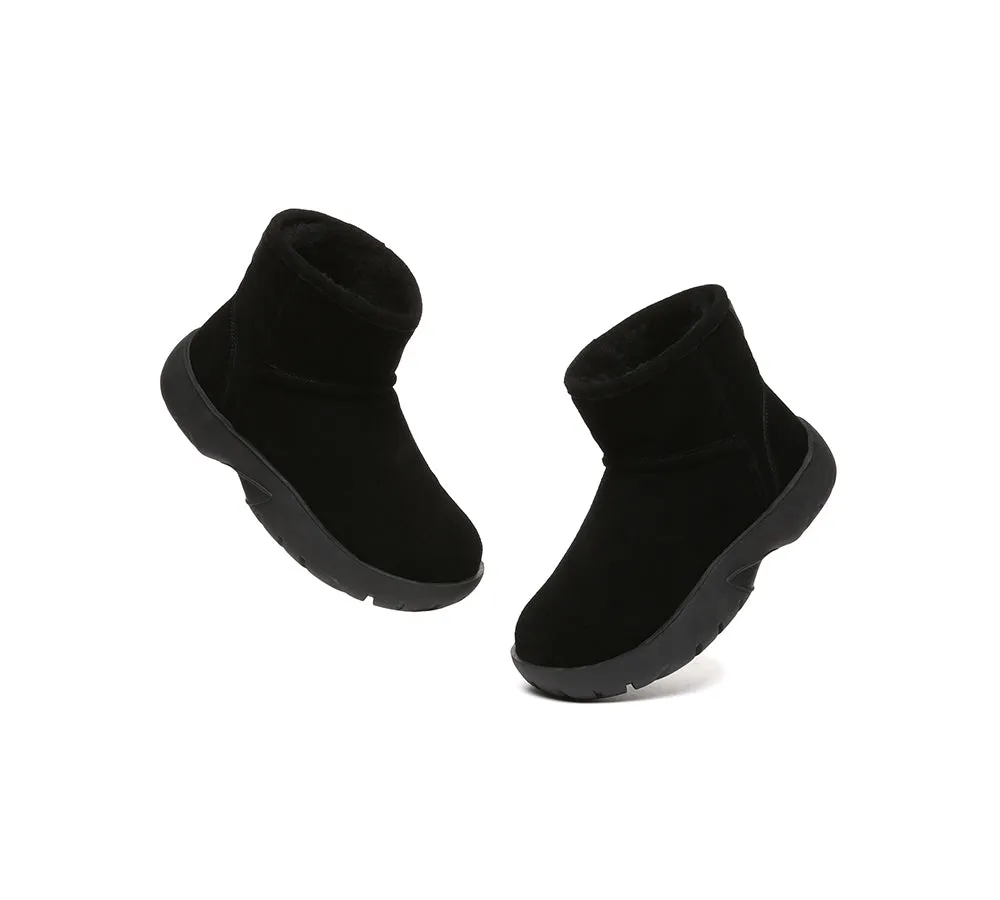 Sheepskin Wool Ankle Chunky Mini Classic Boots Salma