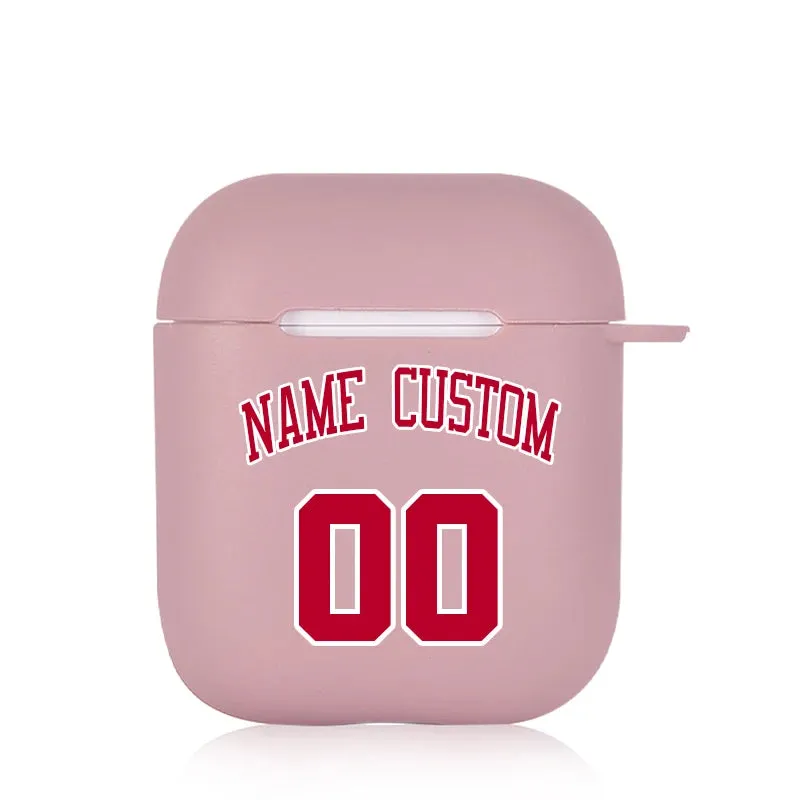 Soft Silicone Cover Logo Image Text Personalized Case for Air pods Pro