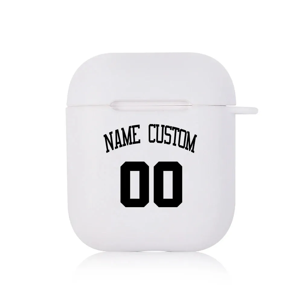 Soft Silicone Cover Logo Image Text Personalized Case for Air pods Pro