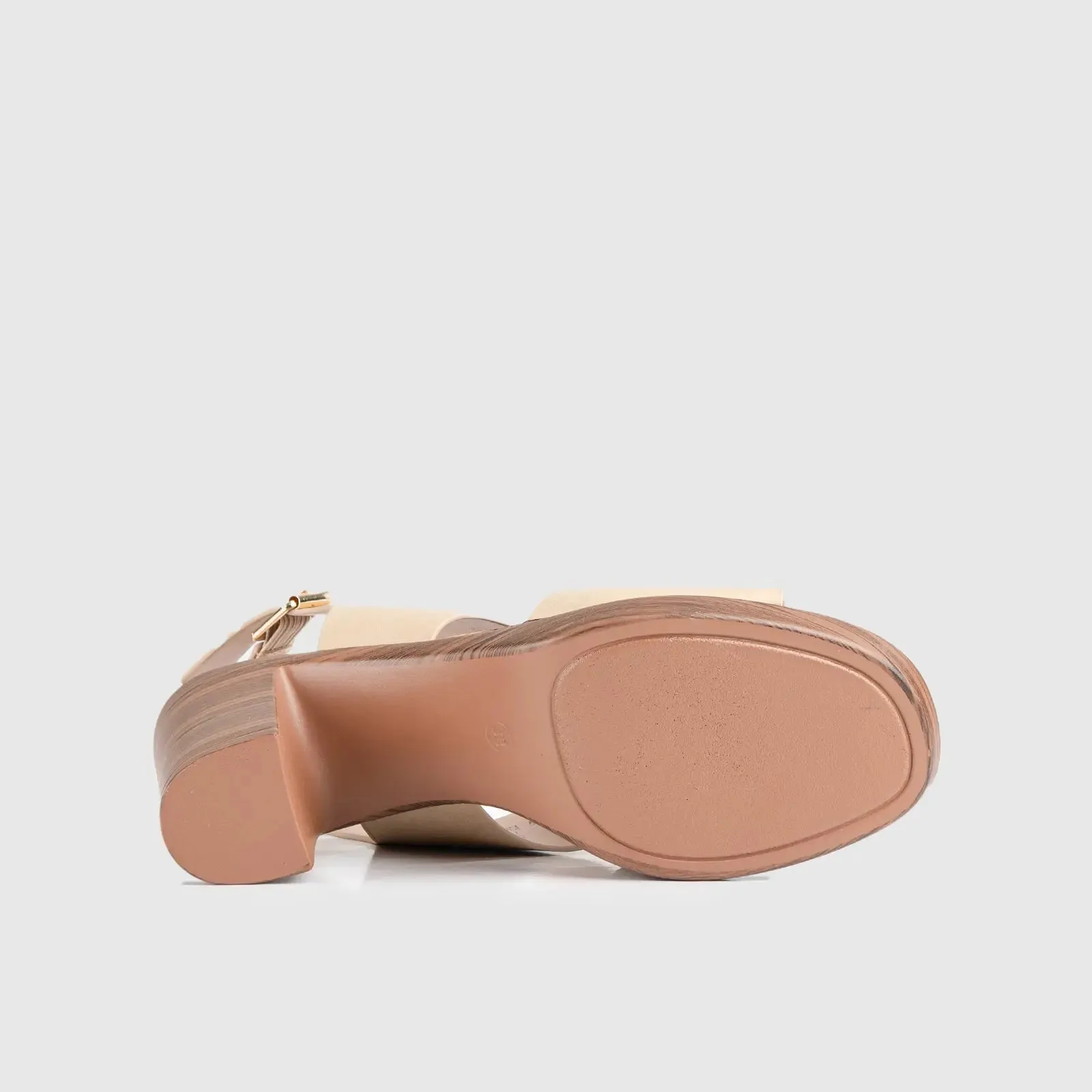 Soft Style Thana Block Heel Sandal Beige 01411