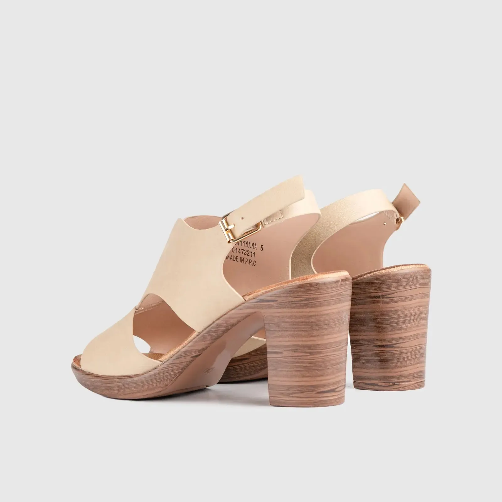 Soft Style Thana Block Heel Sandal Beige 01411