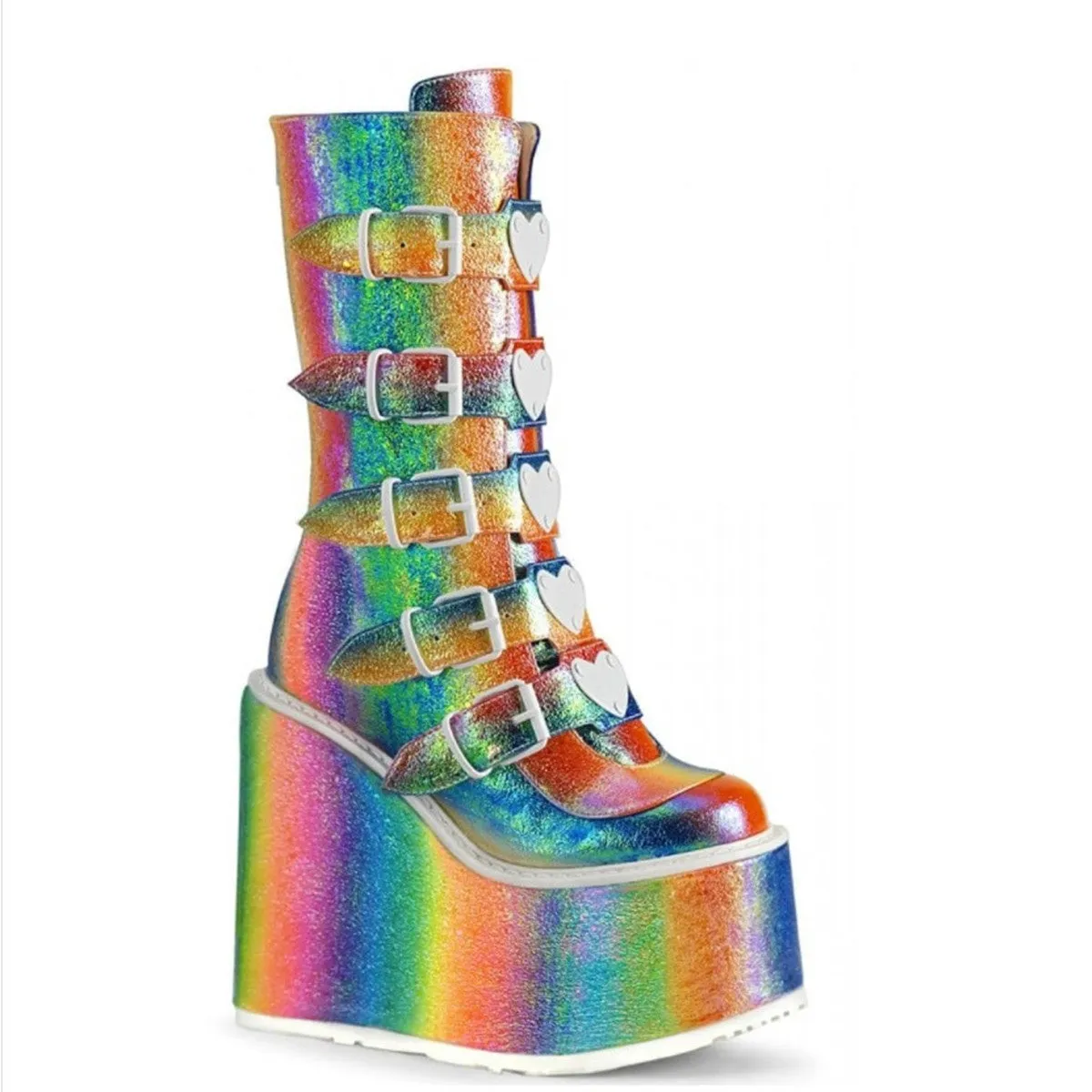 Sparkle Heartthrob' Ankle Platform Boots (4 Color Options)