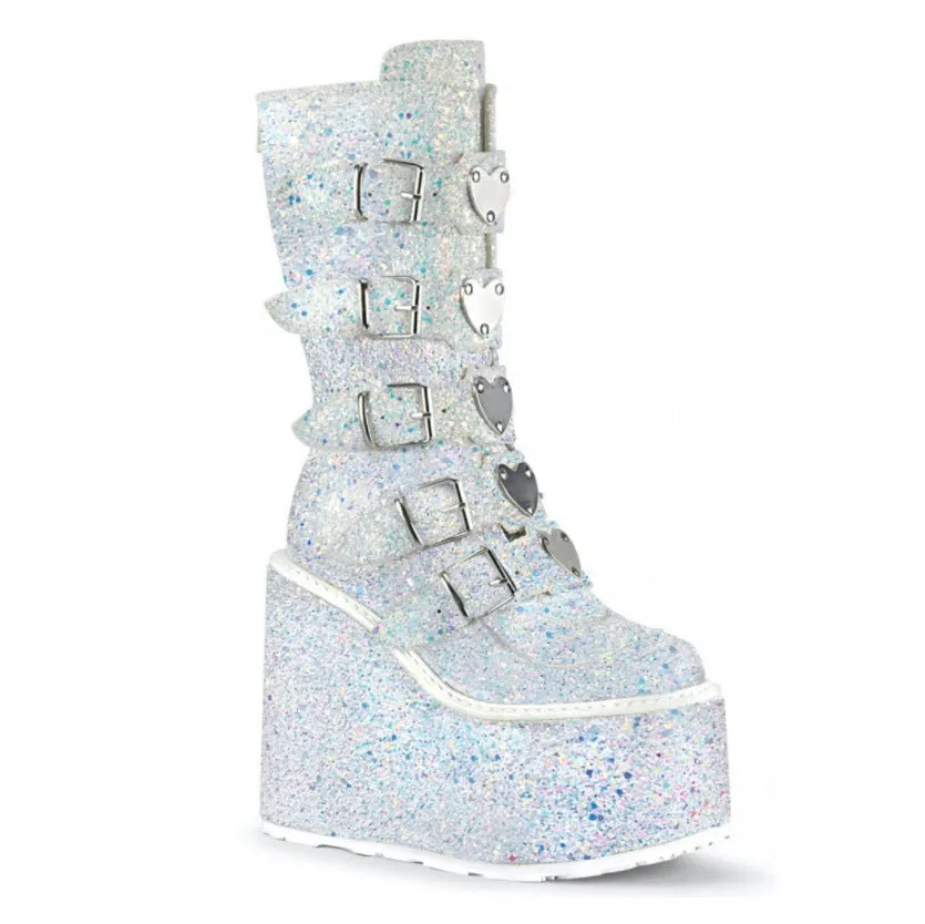 Sparkle Heartthrob' Ankle Platform Boots (4 Color Options)