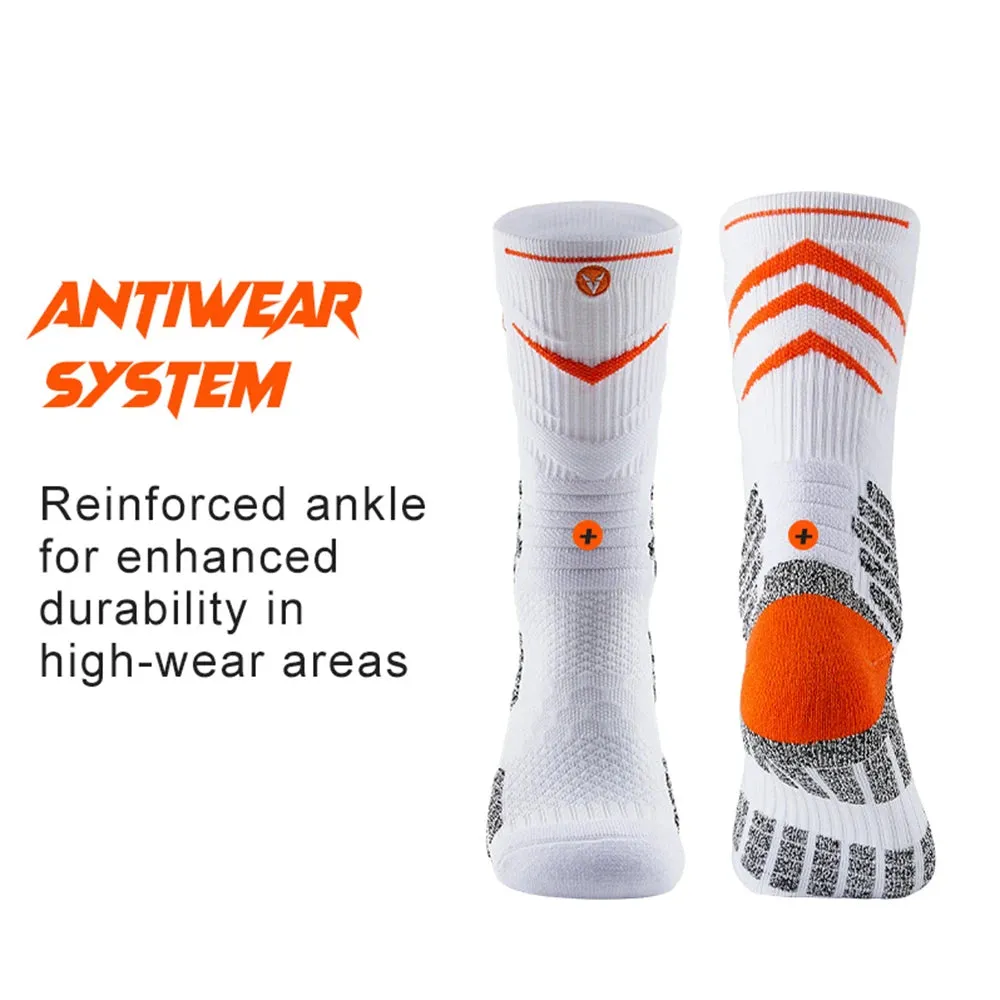Sport, Underwear & Sleepwears, Athletic socks, cushioned crew socks, arch compression, secure fit, sport socks, basketball socks, football socks, cycling socks