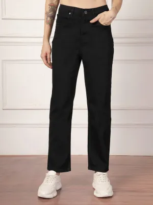 Style Quotient Women Black Regular Fit High Rise Stretchable Jeans