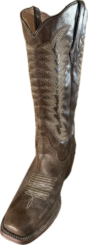 Tanner Mark Women's Brown Narrow Square Toe Boots