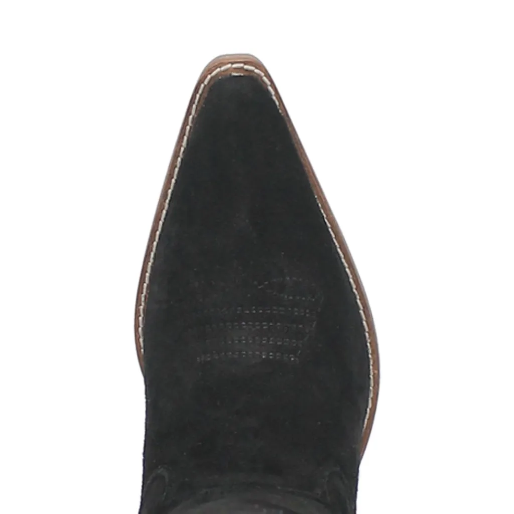 Thunder Road Black Suede Leather Boots by Dingo