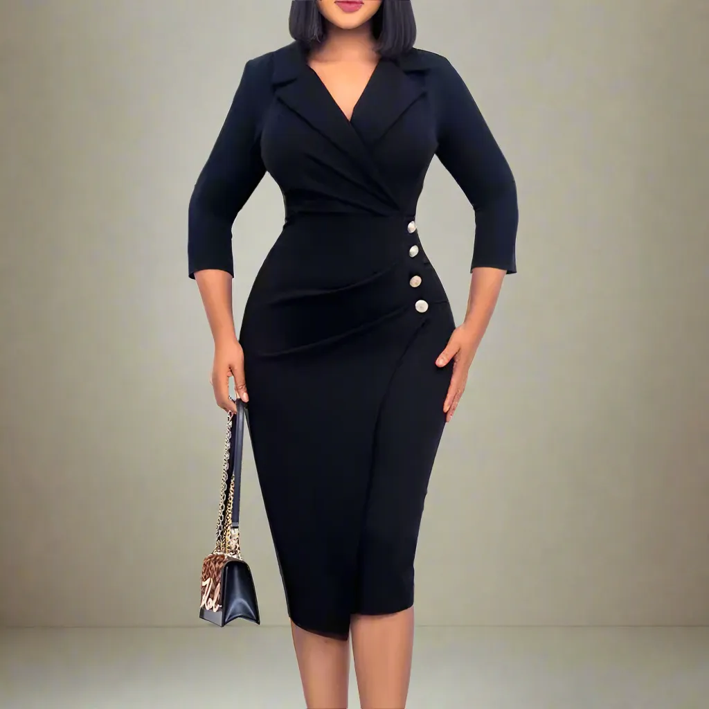 Tiffany – Sleek Women's Office Dress