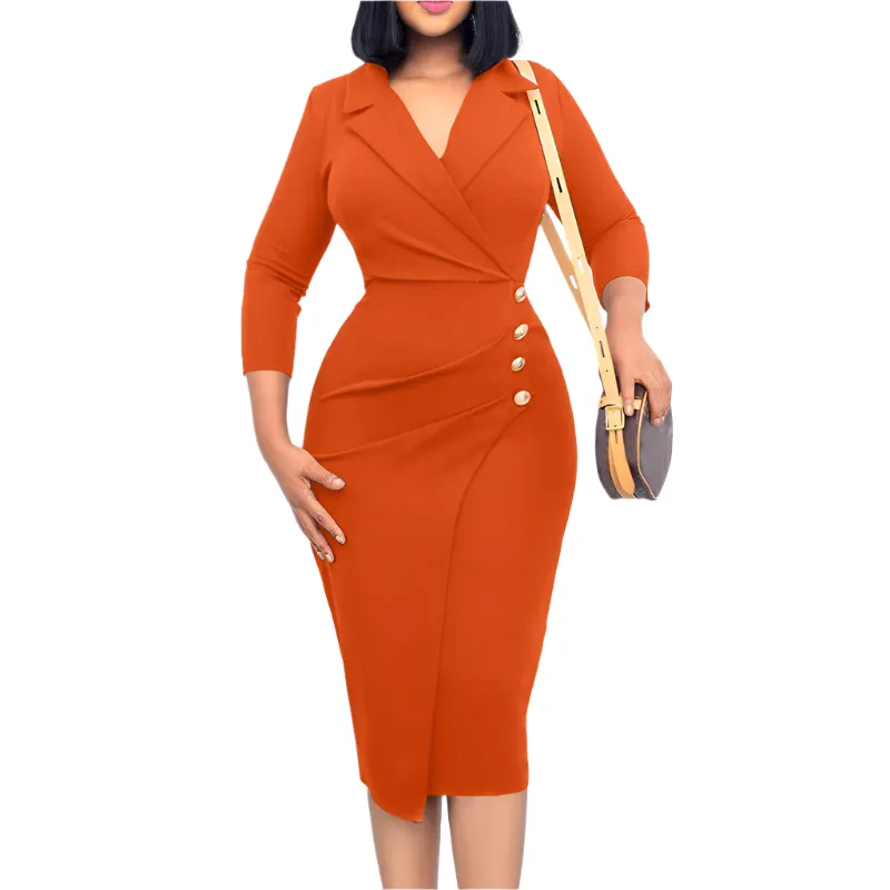 Tiffany – Sleek Women's Office Dress