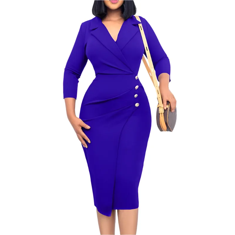 Tiffany – Sleek Women's Office Dress