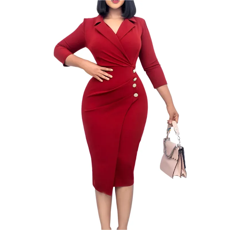 Tiffany – Sleek Women's Office Dress