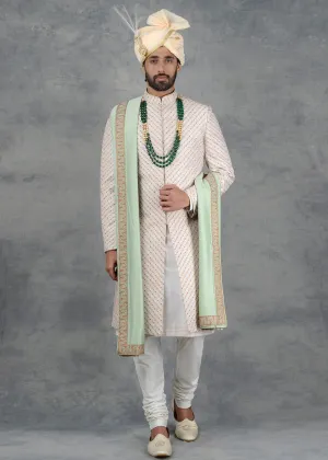 Tint Pink Sherwani | Siddhesh Chauhan