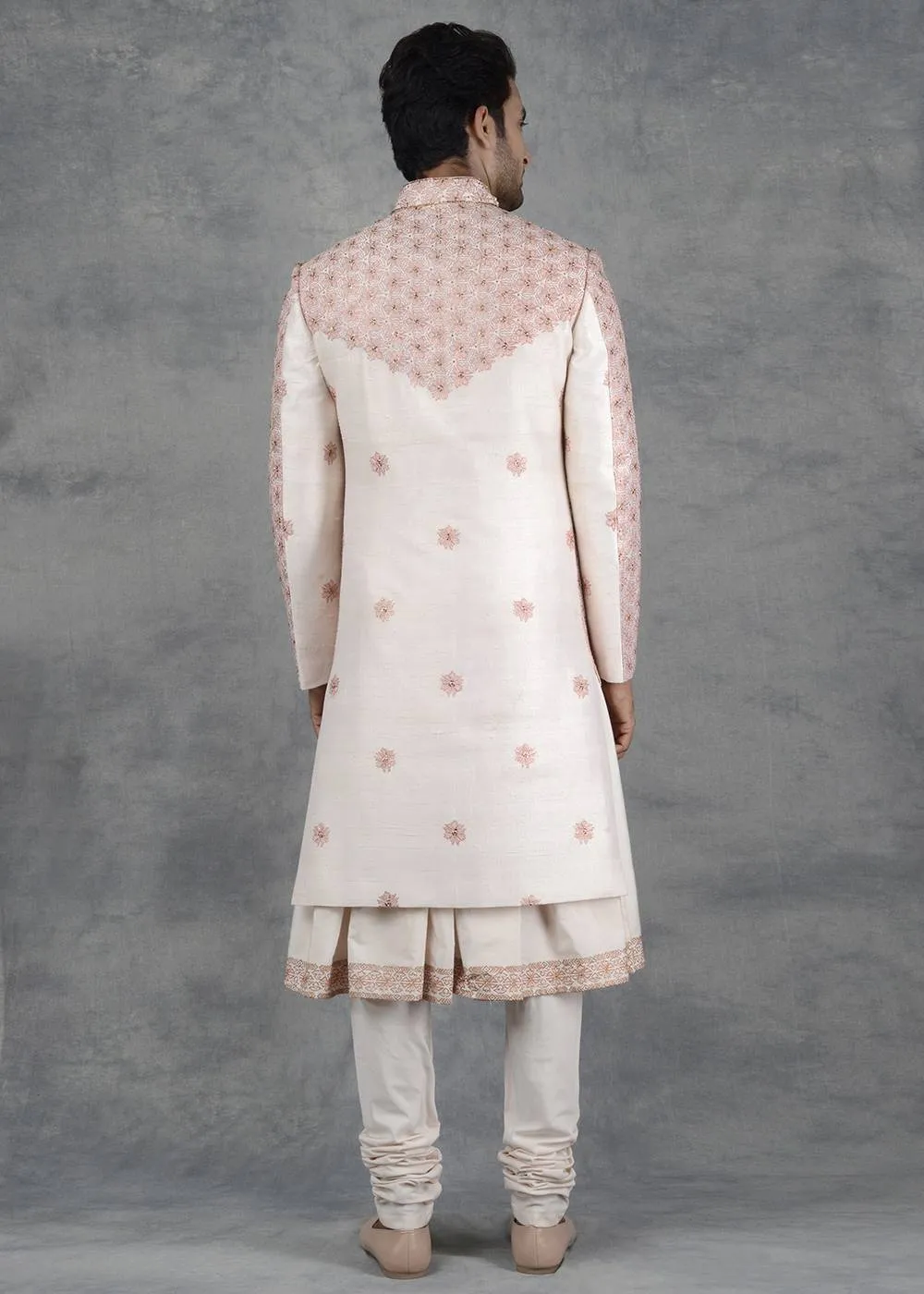 Tint Pink Sherwani | Siddhesh Chauhan