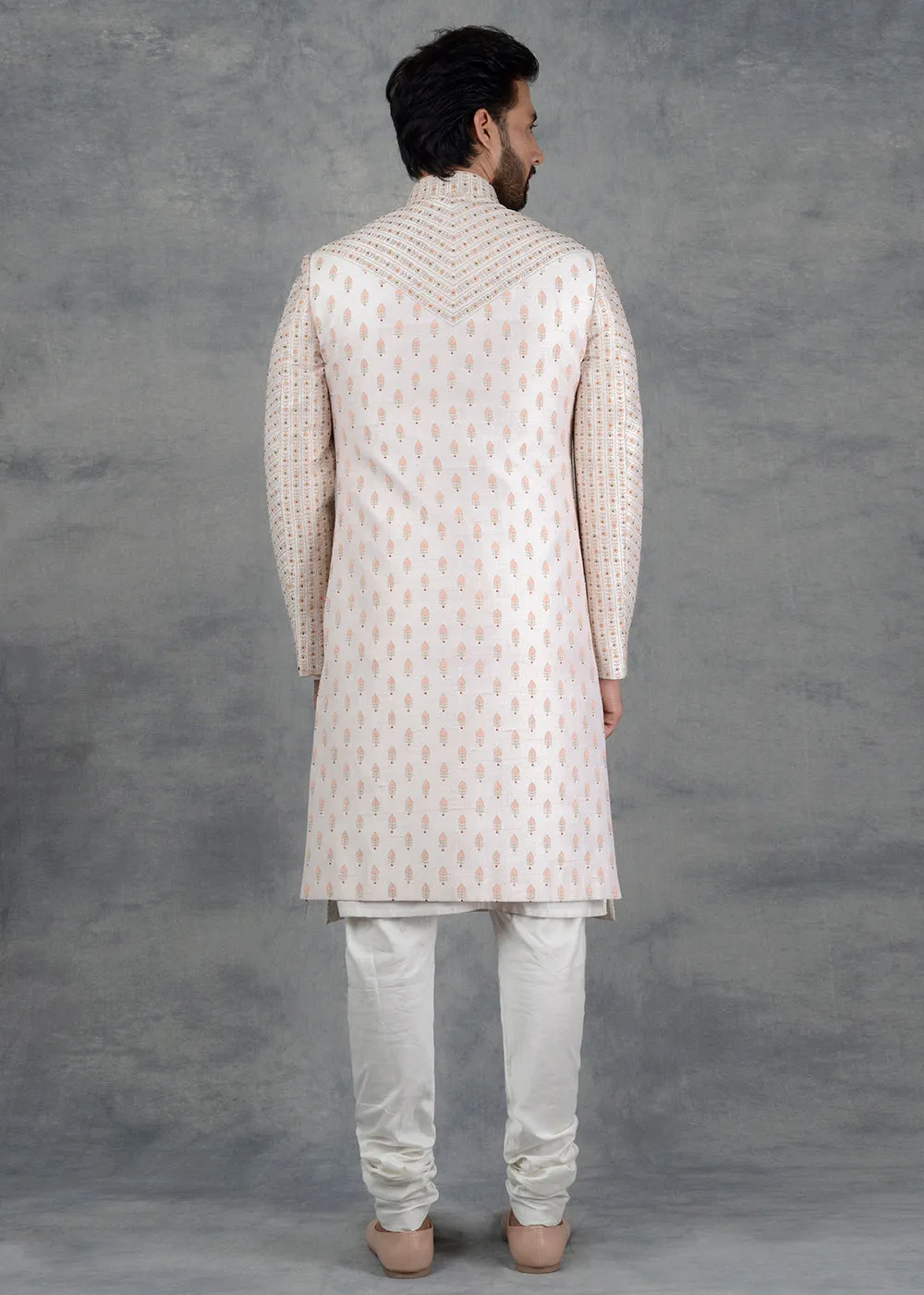 Tint Pink Sherwani | Siddhesh Chauhan