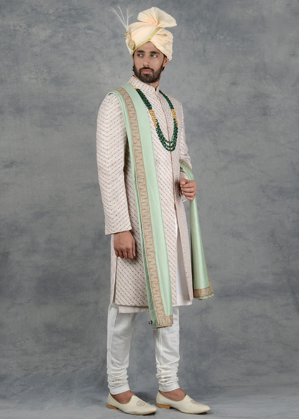 Tint Pink Sherwani | Siddhesh Chauhan