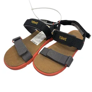 Toms Boy's Navy SANDALS Size 10