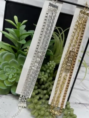 Triple Chain Bracelet