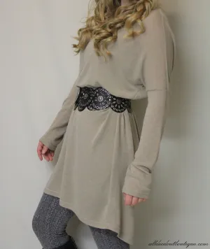 Umgee | Sweater Tunic Taupe