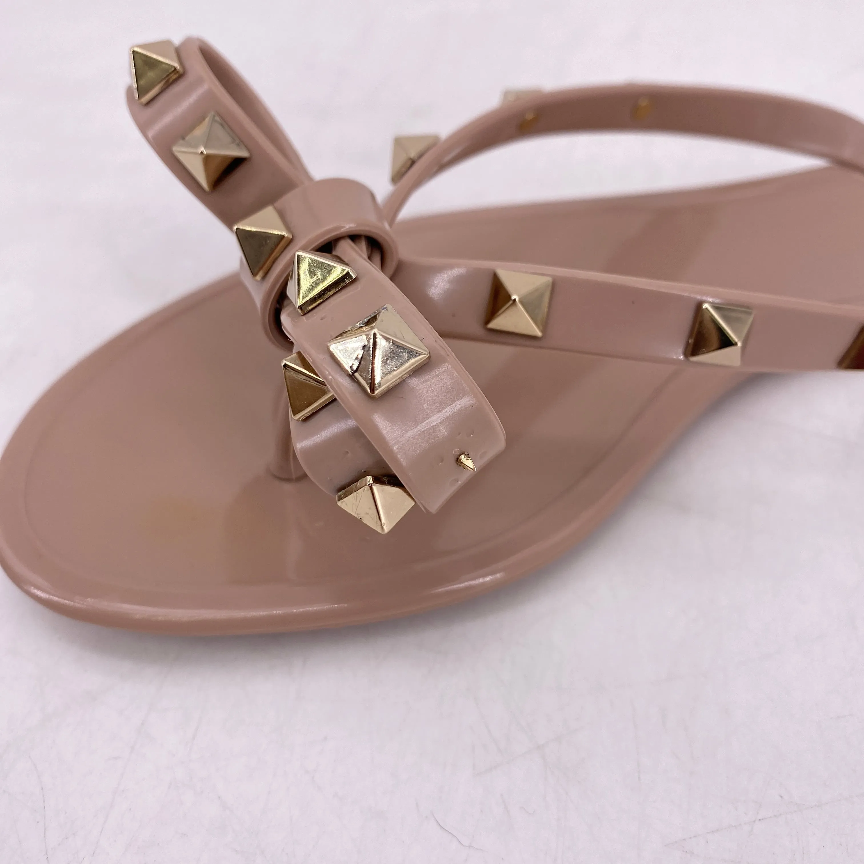 Valentino Flip Flops "Rockstud Jelly"  Used Size 37W