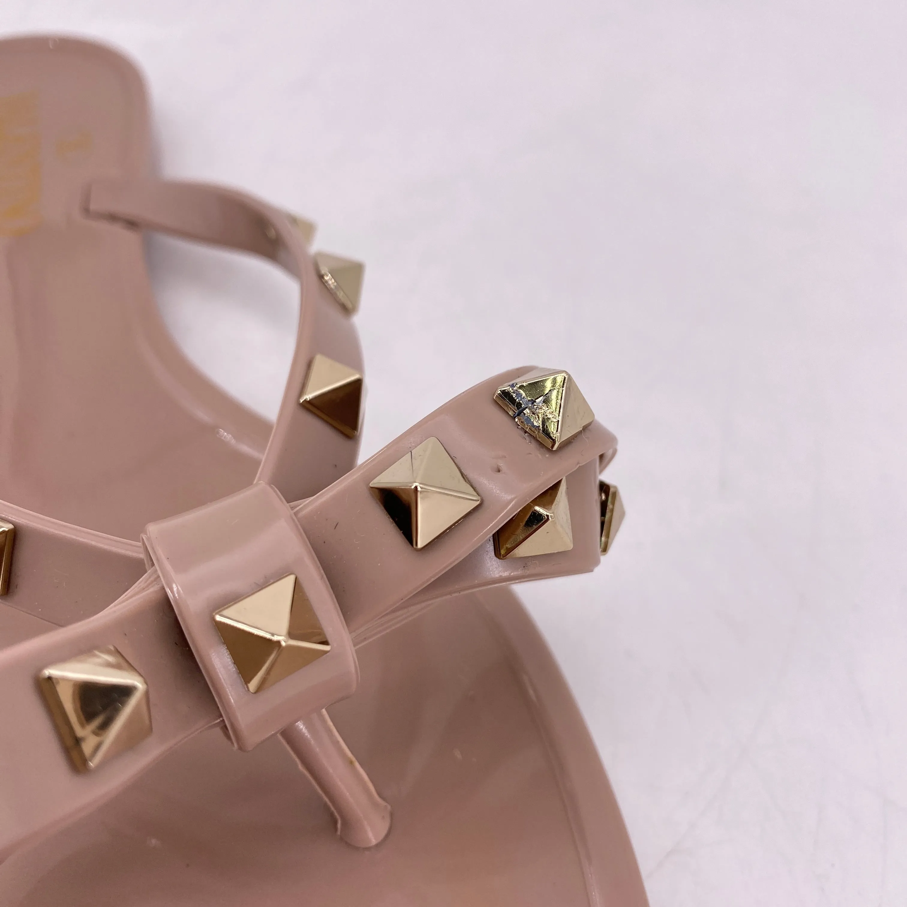 Valentino Flip Flops "Rockstud Jelly"  Used Size 37W