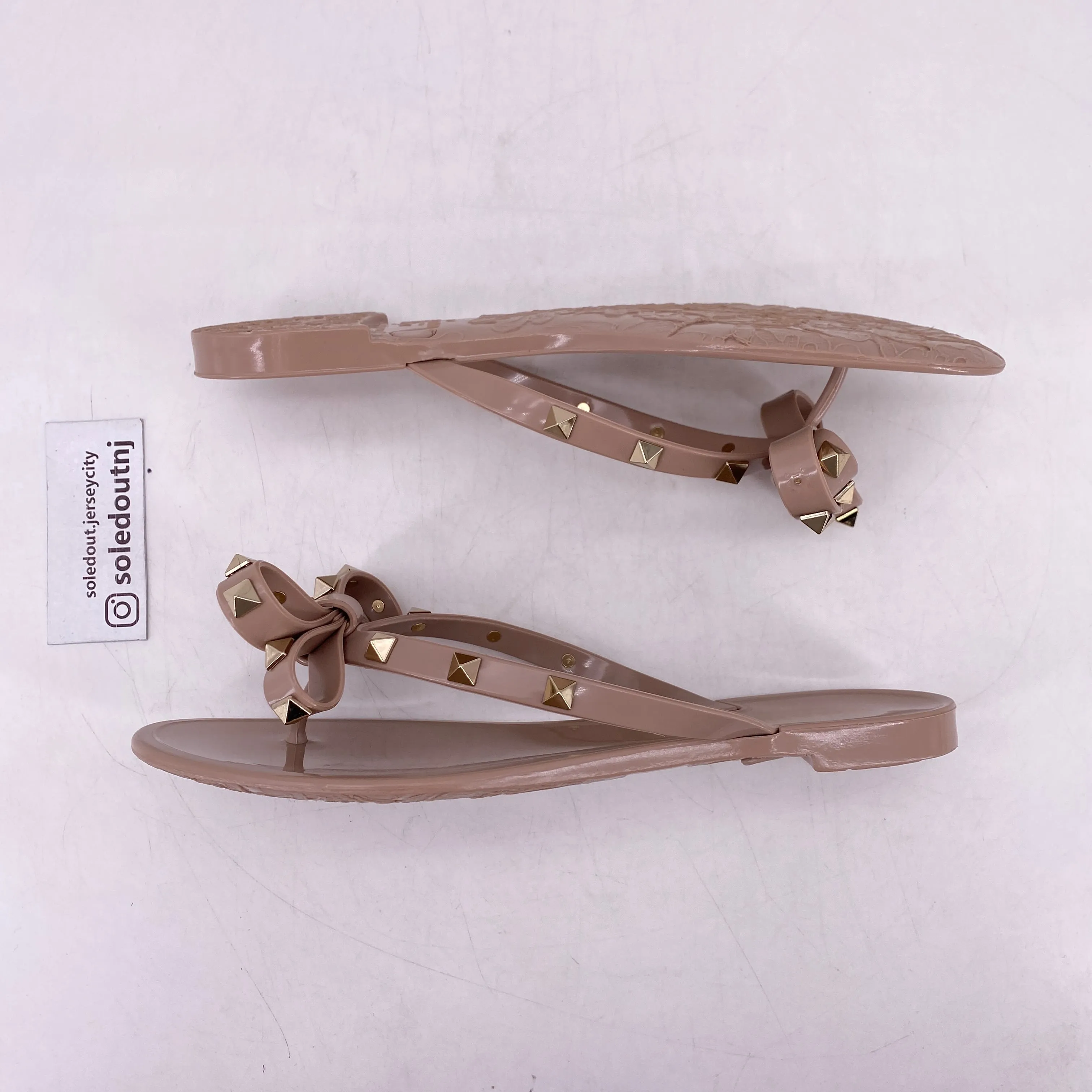 Valentino Flip Flops "Rockstud Jelly"  Used Size 37W